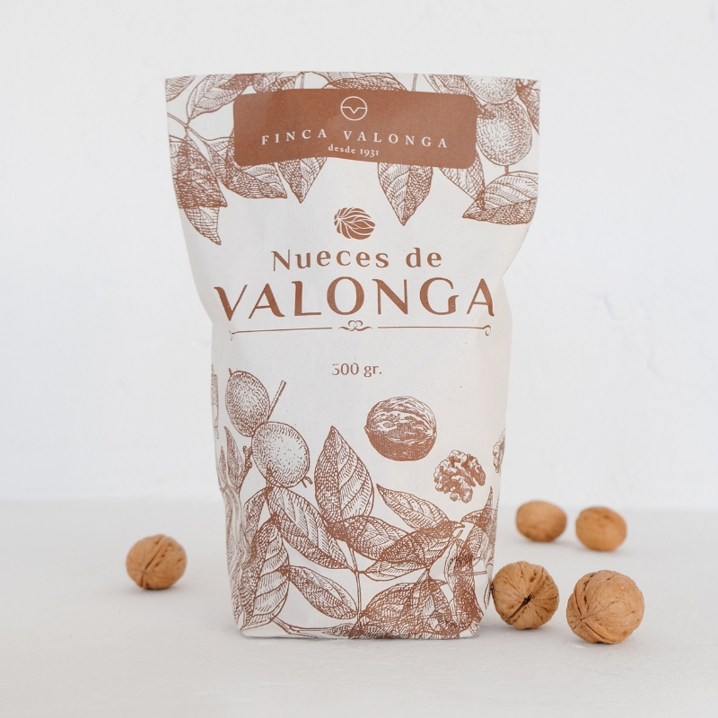 Nueces de Valonga Mondadas de Finca Valonga Nueces de Valonga Mondadas 500 grs de Finca Valonga