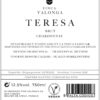 Etiqueta Espumoso Teresa Brut de Finca valonga