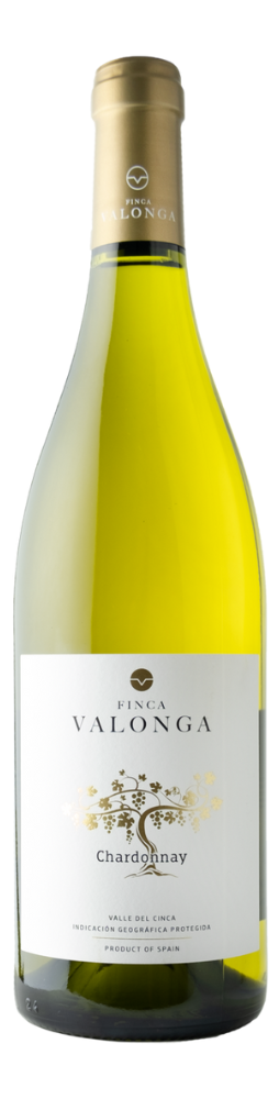 Vino blanco dulce Chardonnay de la finca Valonga, expresión varietal con notas de fruta y cítricos.